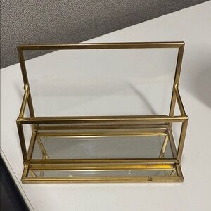 Gold Business Card Box